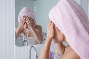 Acne and blackheads cannot be prevented by washing your face with water alone.
