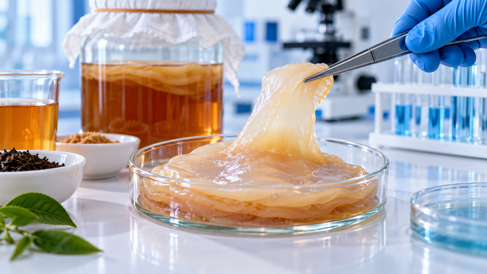 5 Alasan SCOBY Perlu Diuji di Laboratorium Sebelum Digunakan untuk Produksi Kombucha
