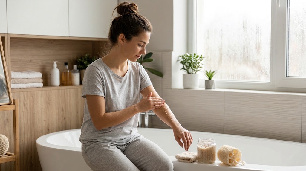 Jangan Asal Gosok: Alasan Klinis Mengapa Body Scrub Wajib Lolos Uji Iritasi Kulit
